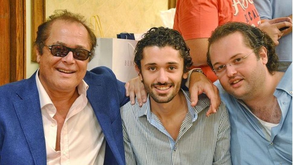 كريم محمود عبد العزيز ووالده 