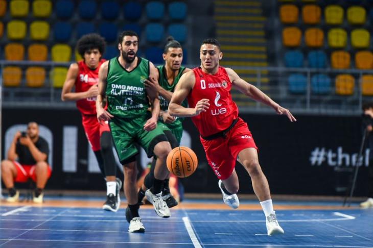 الاهلي والاتحاد السكندري كرة سلة 
