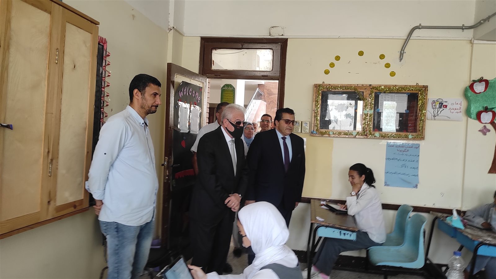 فودة يتفقد اللجان 