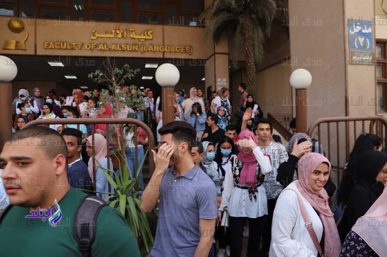 ألسن عين شمس تطلق صافرات الإنذار التجريبية لإخلاء الكلية