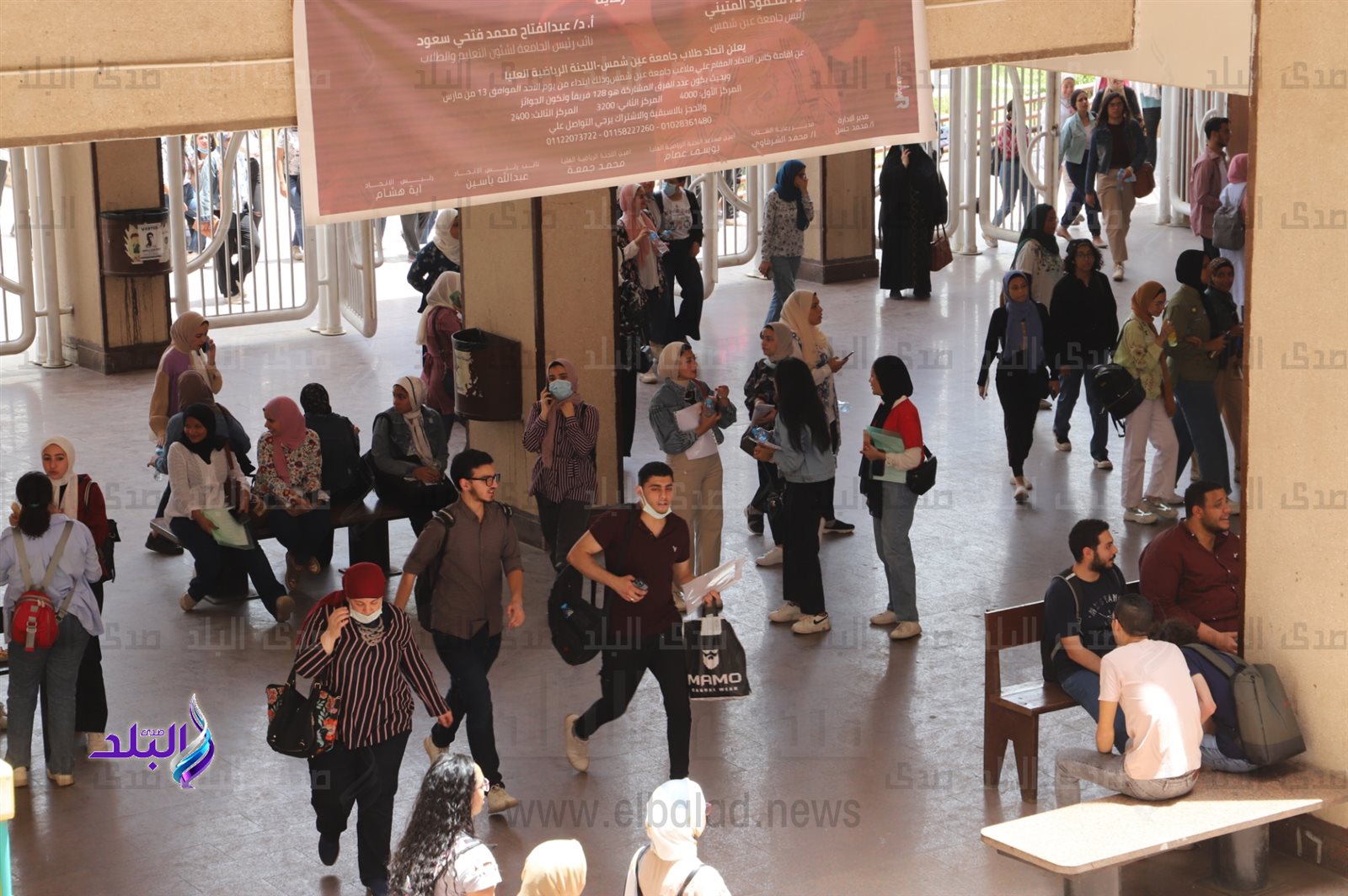 ألسن عين شمس تطلق صافرات الإنذار التجريبية لإخلاء الكلية