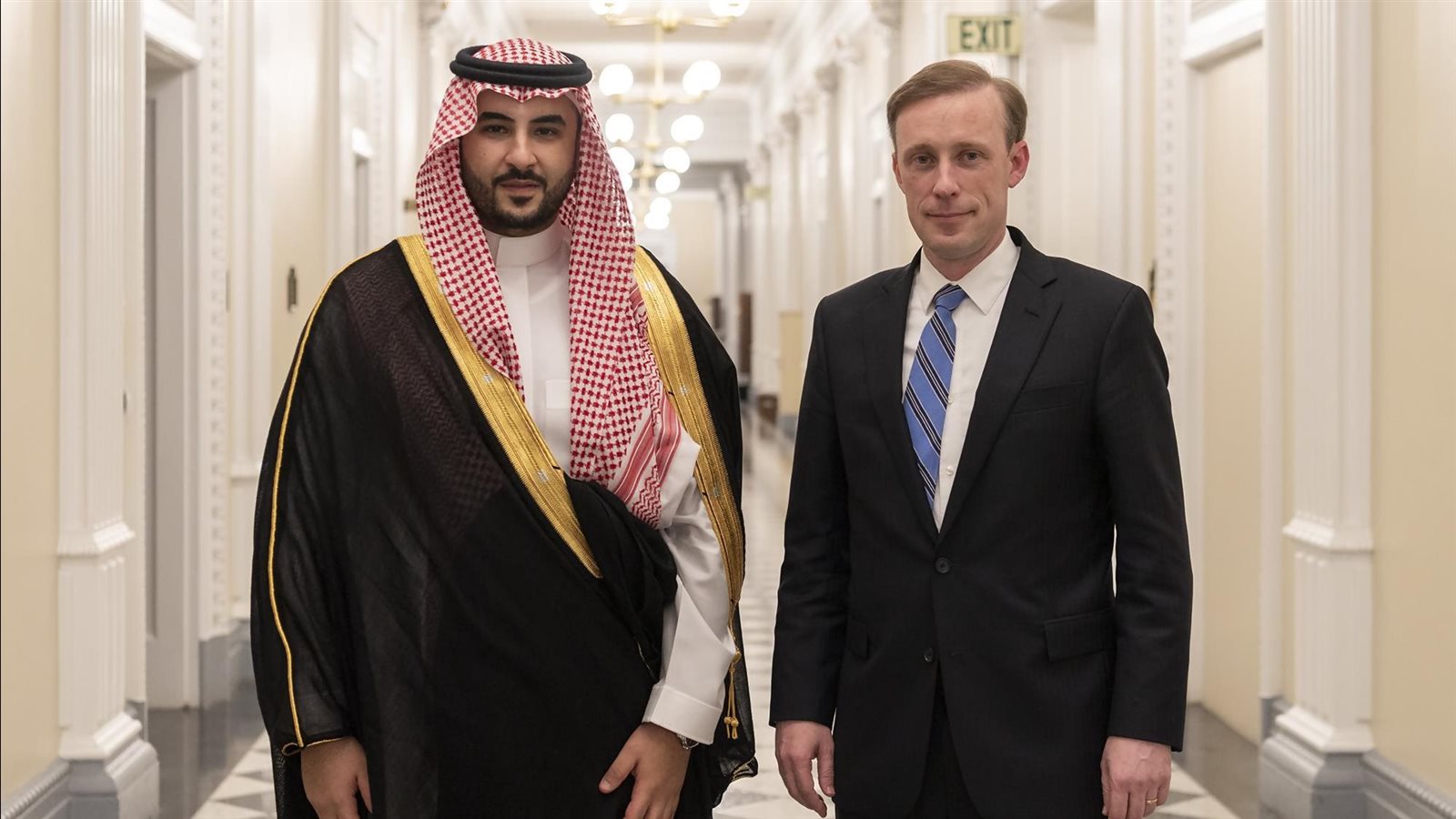 نائب وزير الدفاع السعودي يلتقي مستشار الأمن القومي الأمريكي 