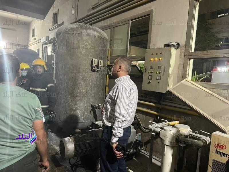 حريق محدود بمستشفي صحة المرأة 