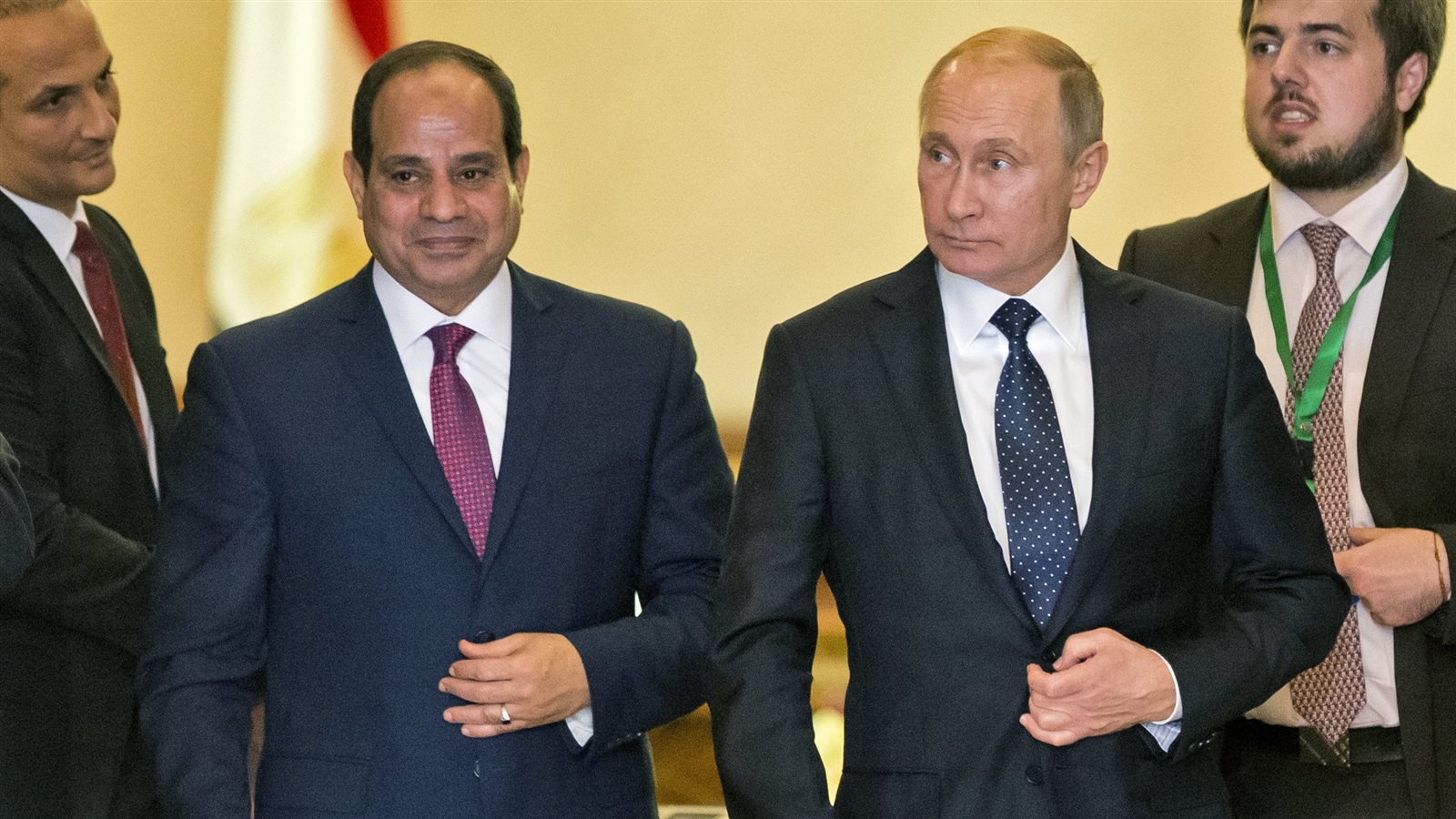 فلاديمير بوتين وعبد الفتاح السيسي
