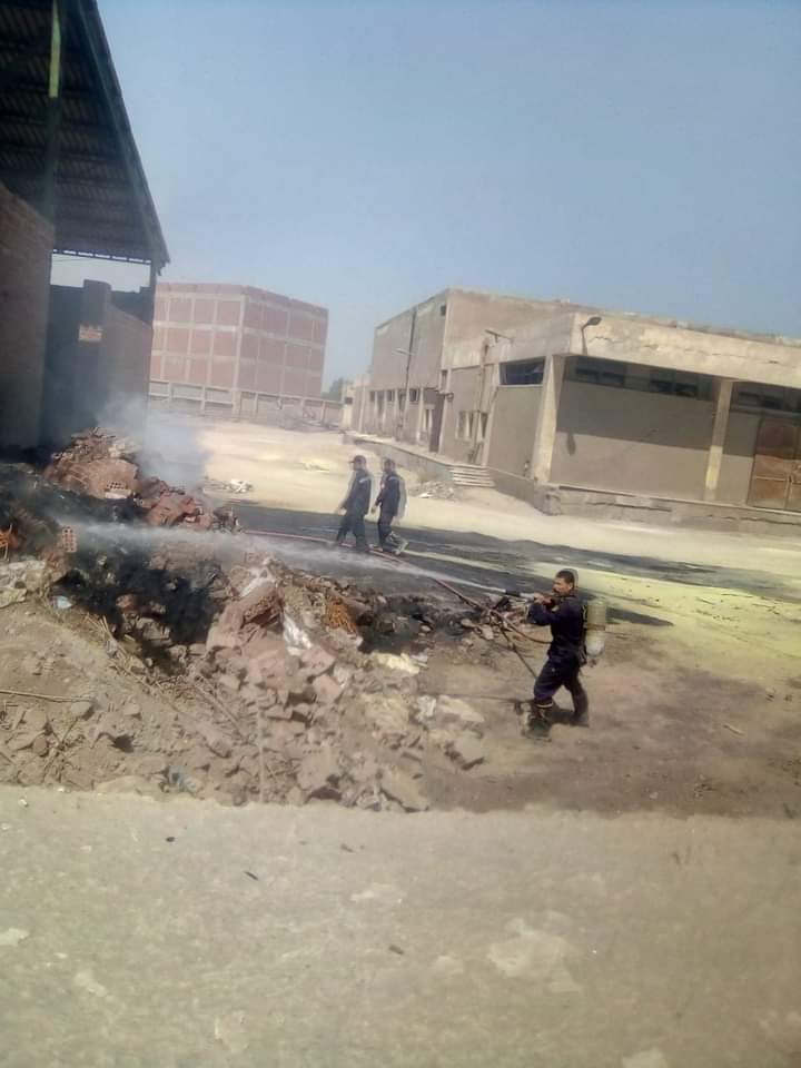 حريق في المنوفية