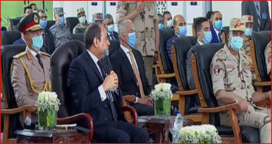 الرئيس السيسي خلال افتتاح مشروع مستقبل مصر