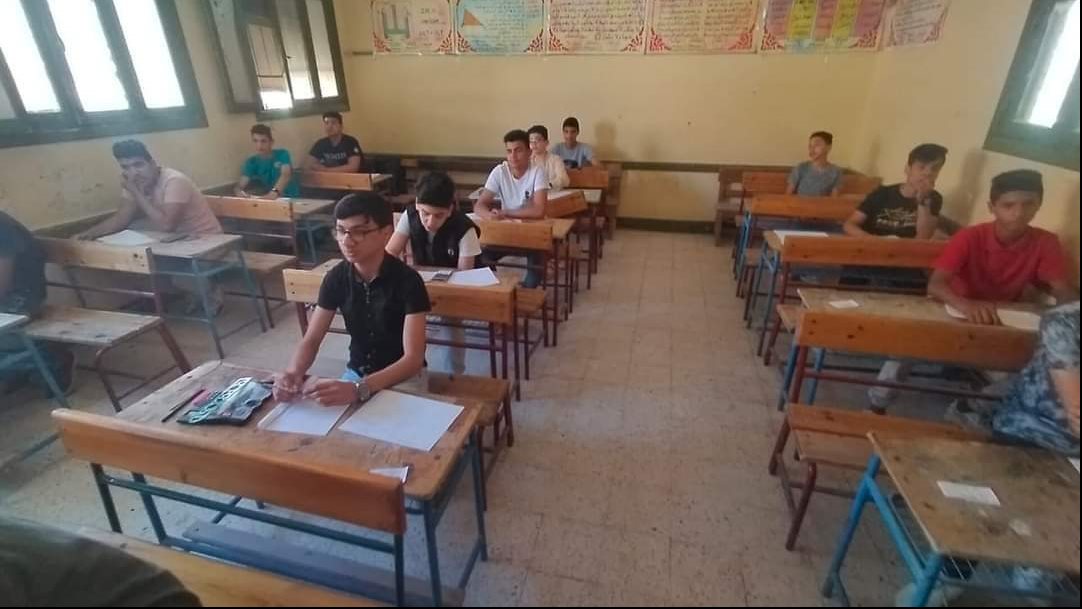 متابعة امتحانات صفوف النقل في شمال سيناء 