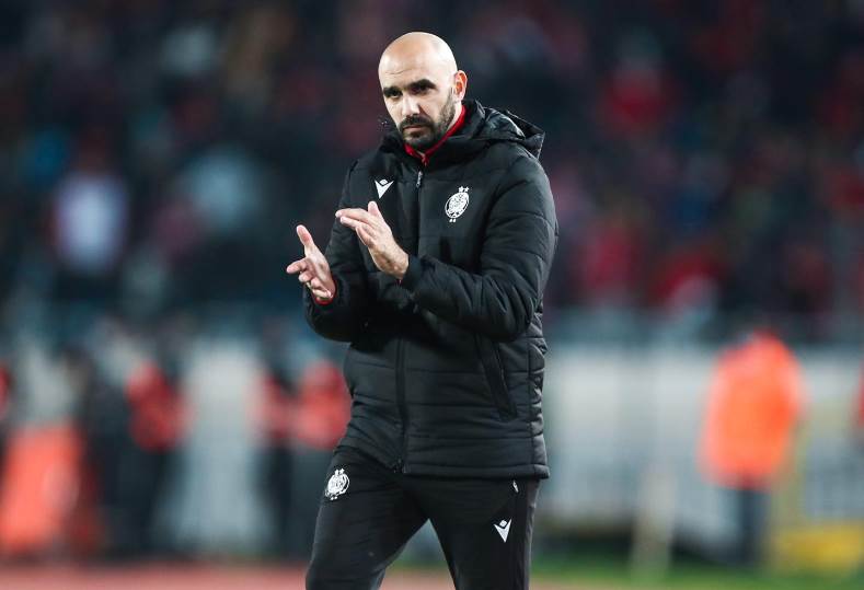 وليد الركراكي المدير الفني لفريق الوداد المغربي