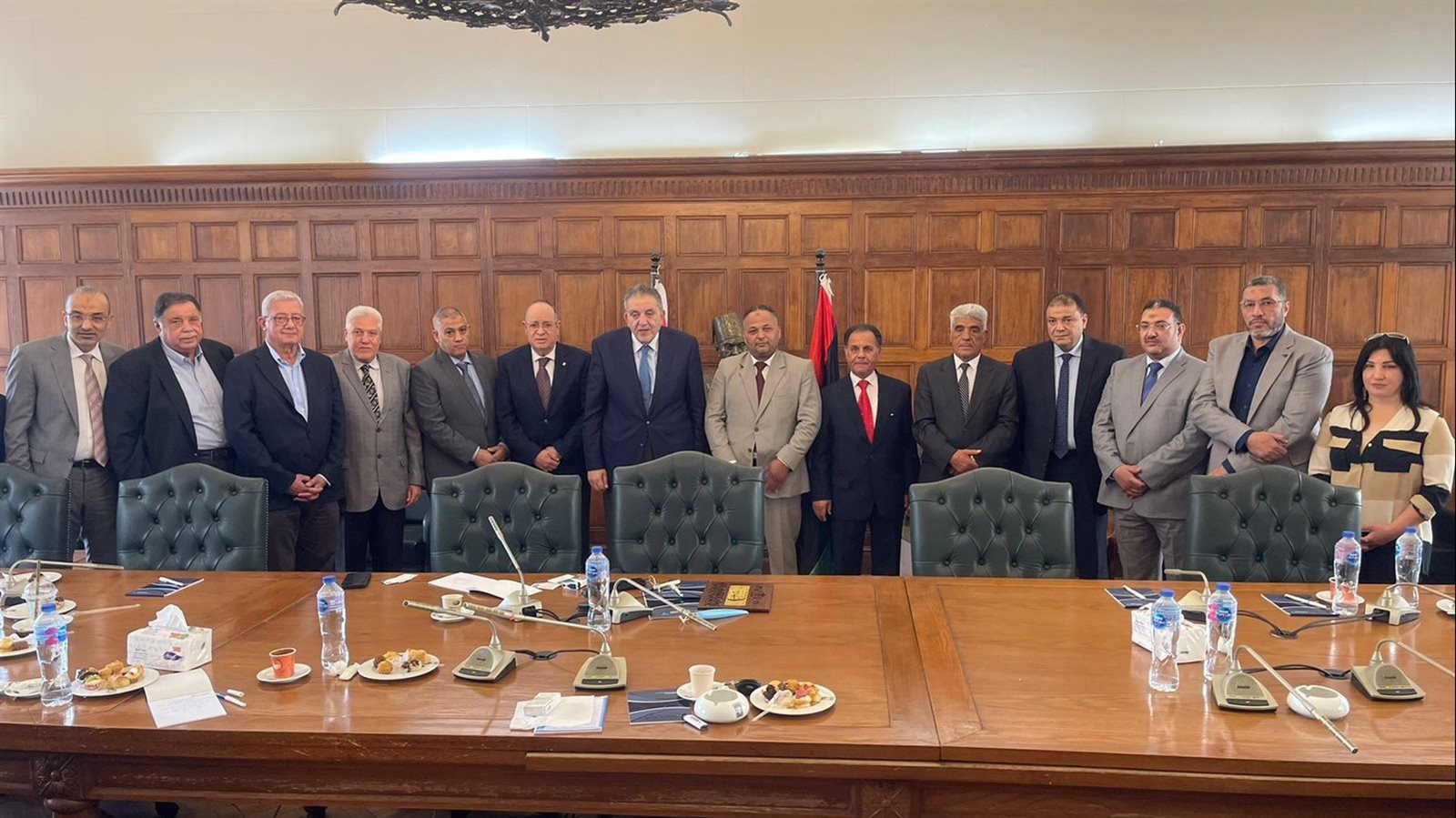 وفد ليبي بالغرفة التجارية في الإسكندرية