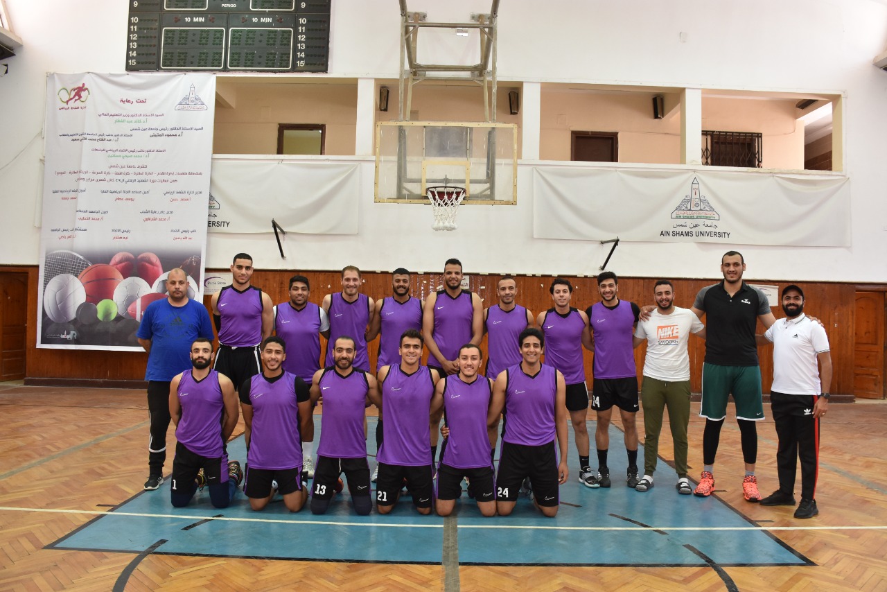 فوز منتخب كرة السلة طلبة لجامعة عين شمس بالمركز الثالث 