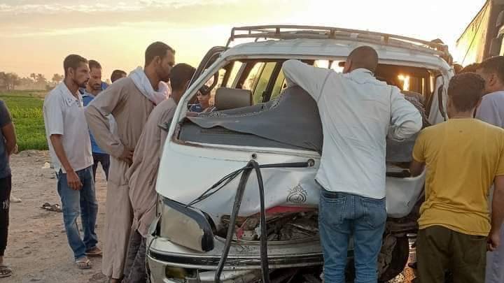 حادث مروري بالمنيا 