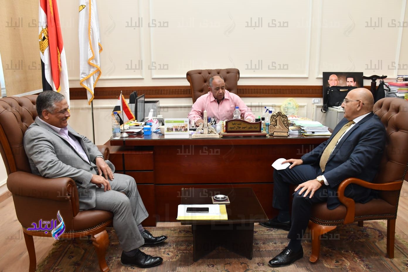 جولة تفقدية داخل كلية الزراعة جامعة عين شمس 