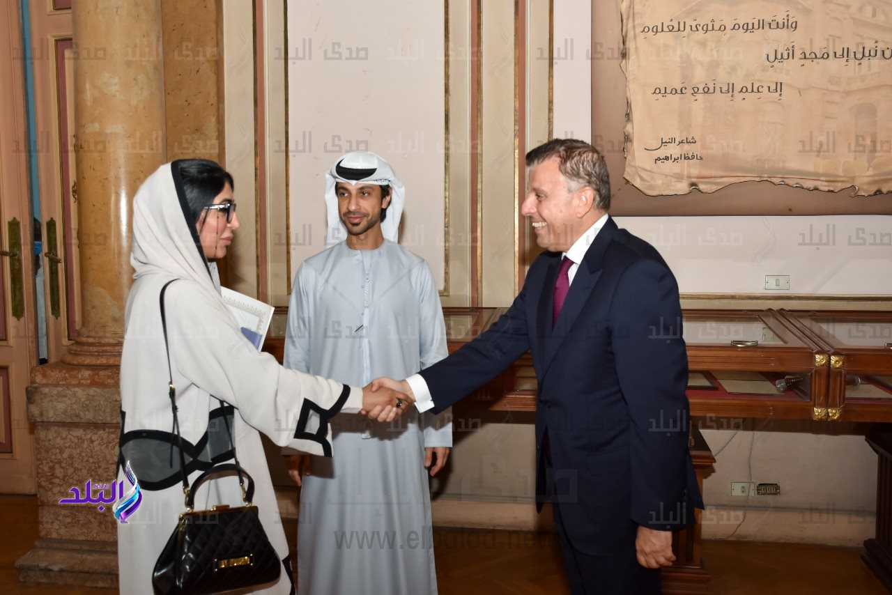 رئيس جامعة عين شمس يستقبل الملحق الثقافي لدولة الإمارات العربية المتحدة