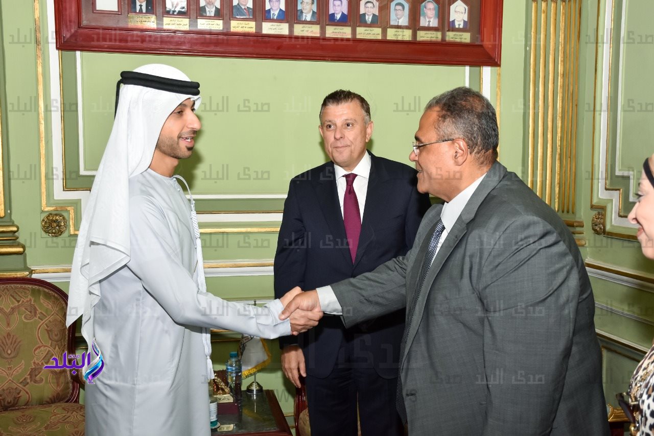رئيس جامعة عين شمس يستقبل الملحق الثقافي لدولة الإمارات العربية المتحدة