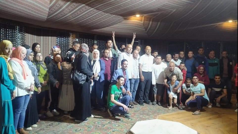 أصحاب الهمم  في معسكر داخلي بالعريش 
