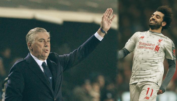 أنشيلوتي ومحمد صلاح