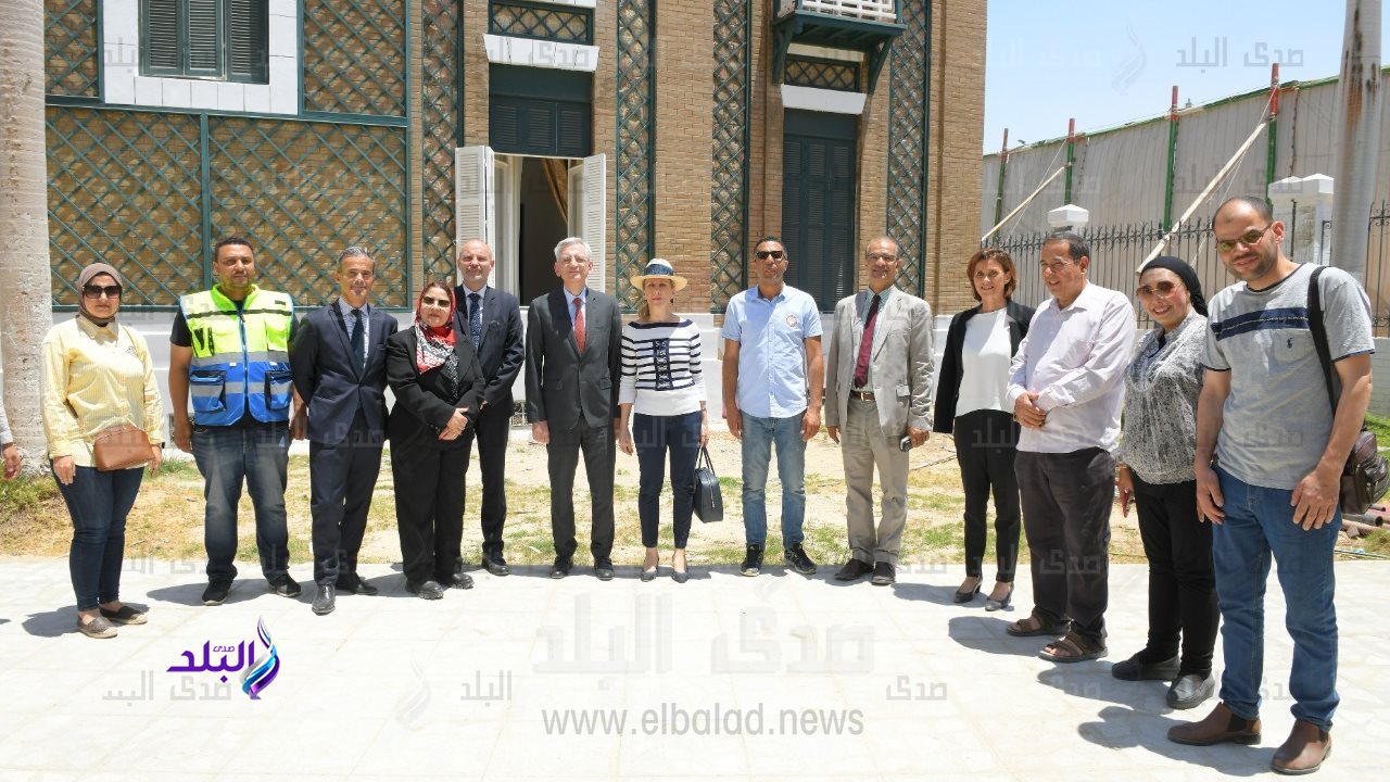 زيارة السفير الفرنسي بالقاهرة منشآت هيئة قناة السويس 