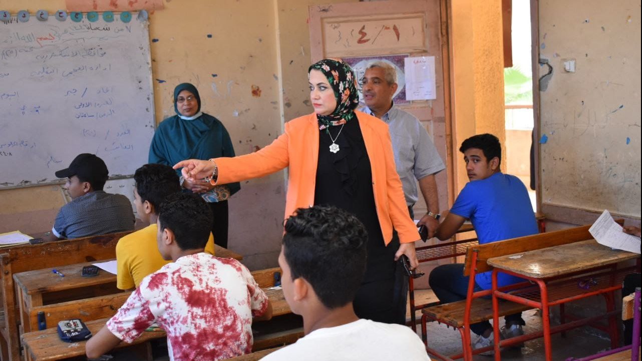 نادية فتحي وكيل مديرية التربية والتعليم في الإسكندرية 