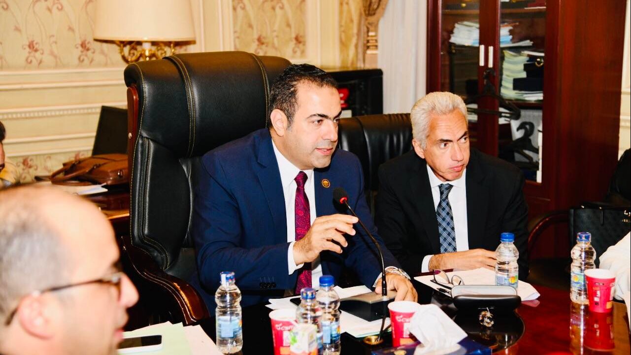 لجنة الشباب والرياضة خلال اجتماعها اليوم 