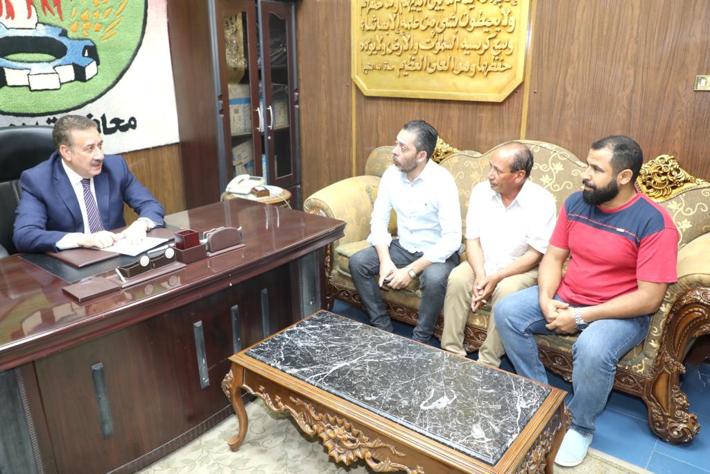 لقاء محافظ المنوفية