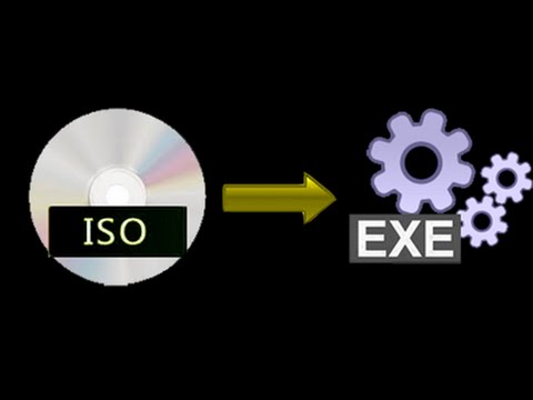 طريقة تحويل ملفات iso الى exe