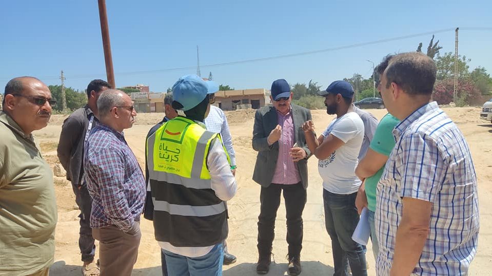 اللواء محمود نافع يتابع مشروعات الصرف الصحي غربي الإسكندرية