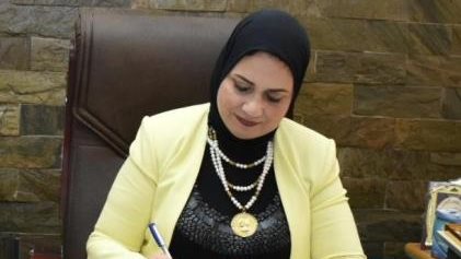 نادية فتحي وكيل مديرية التعليم في الإسكندرية
