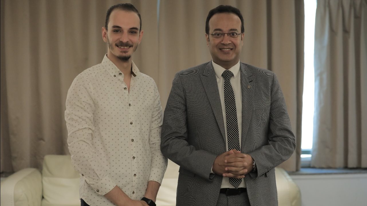 محرر صدى البلد مع الدكتور حامد فارس