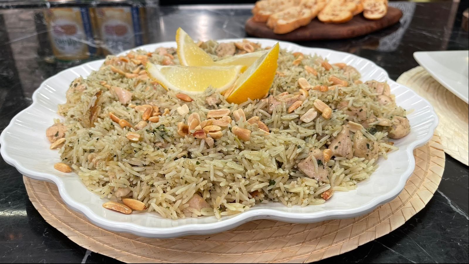 طريقة عمل أرز بالدجاج والبيستو