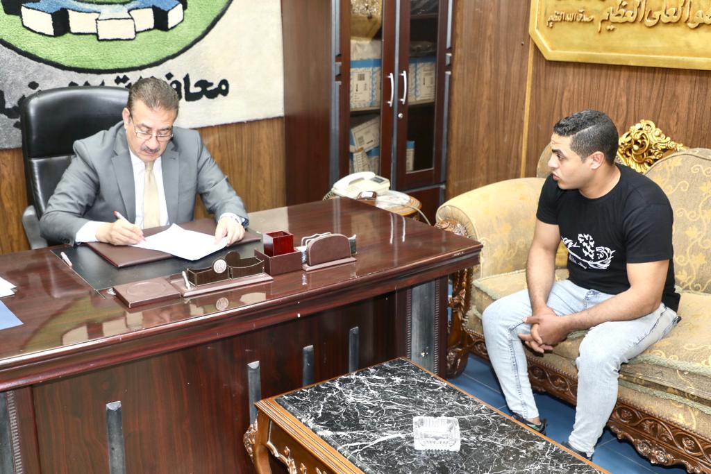 لقاء محافظ المنوفية