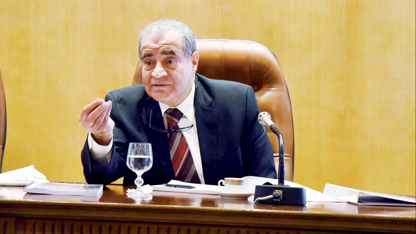  الدكتور علي المصيلحي  وزير التموين والتجارة الداخلية