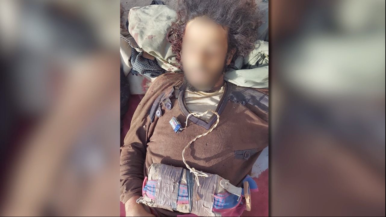 صورة لأحد العناصر التكفيرية