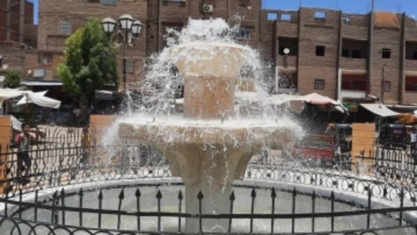 تطوير مدخل مدينة الغنايم بأسيوط 