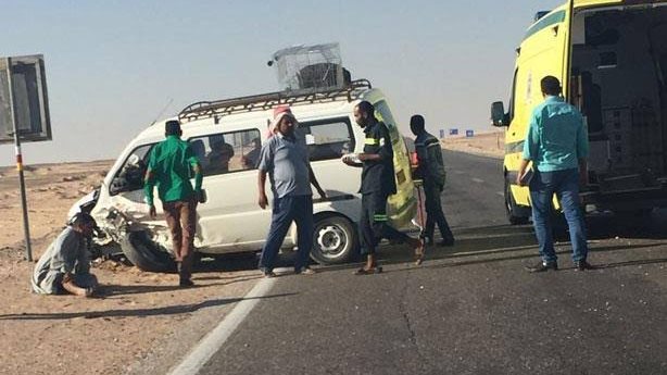 حادث مروري بالمنيا 