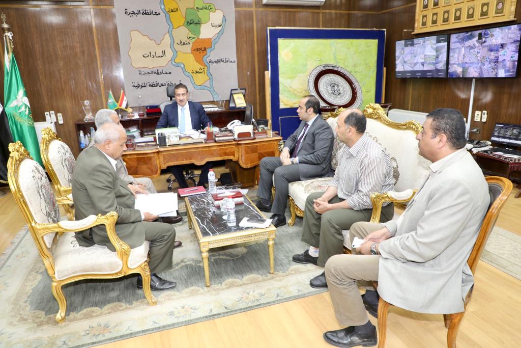اجتماع محافظ المنوفية