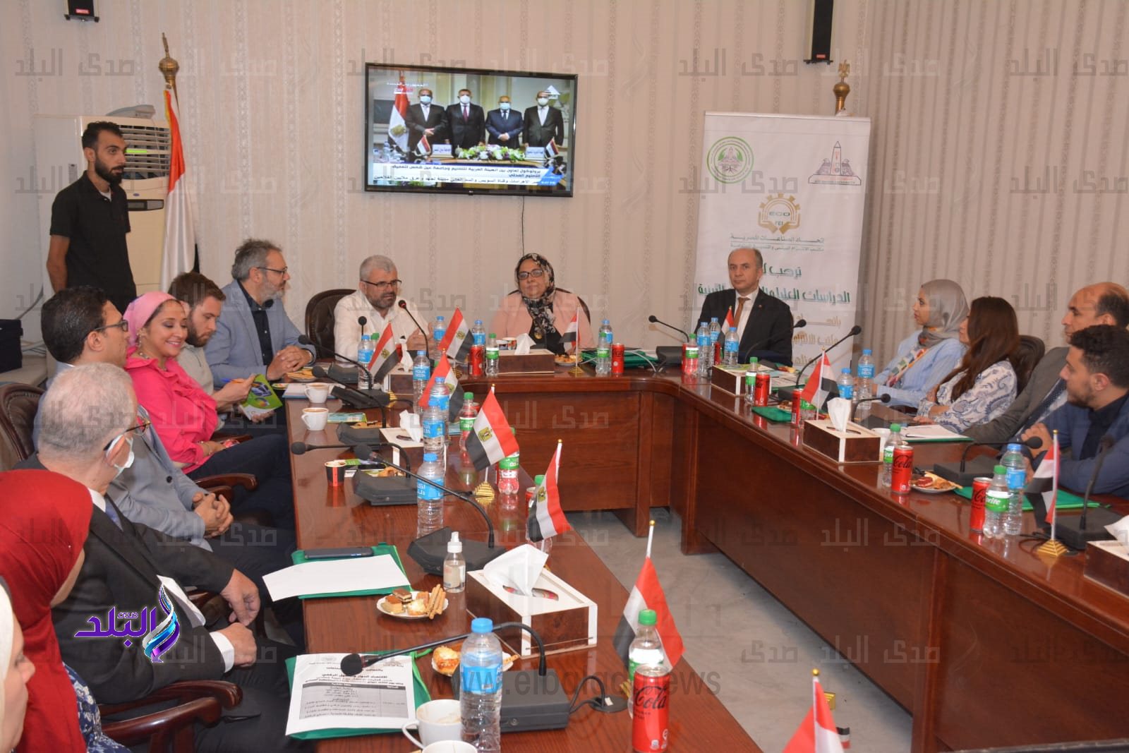 اعتماد مركز الاستشارات البيئية بكلية الدراسات البيئة بعين شمس