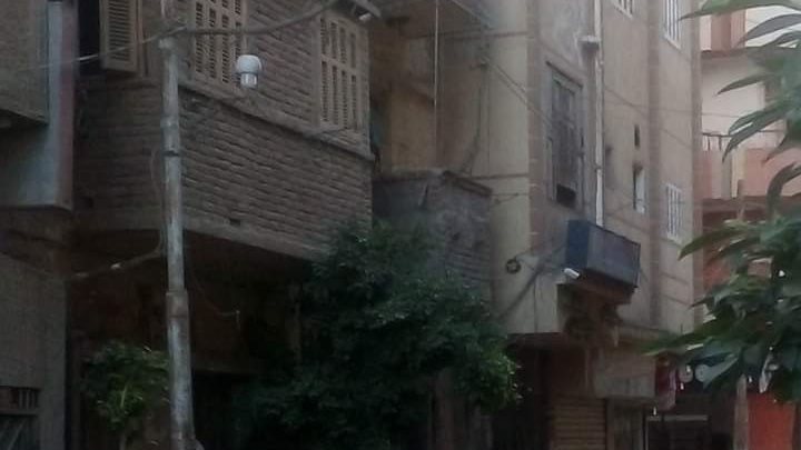 انهيار شرفة منزل بالمحلة انهيار شرفة منزل بالمحلة
