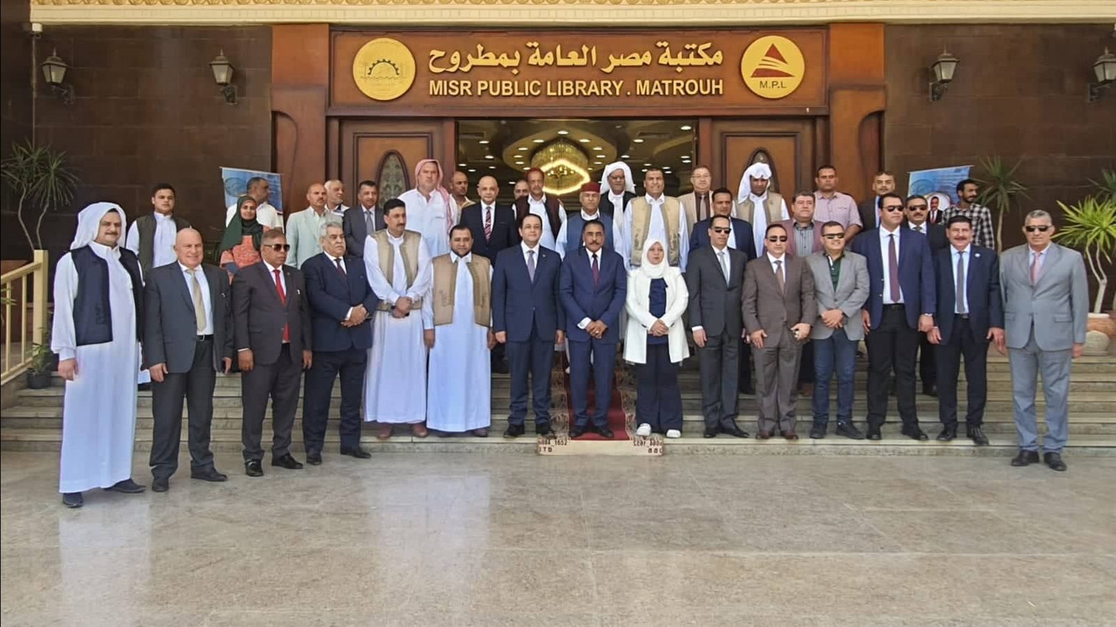 محافظ مرسى مطروح يستقبل وفد لجنة النقل بمجلس النواب