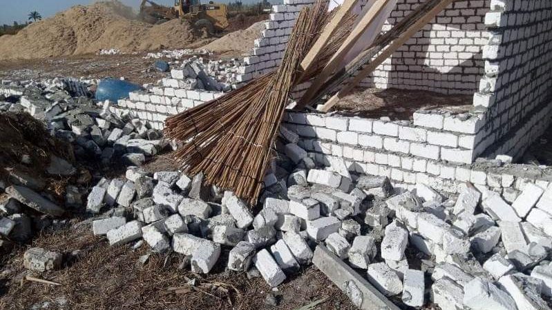 ازالة تعديات علي الأراضي الزراعية