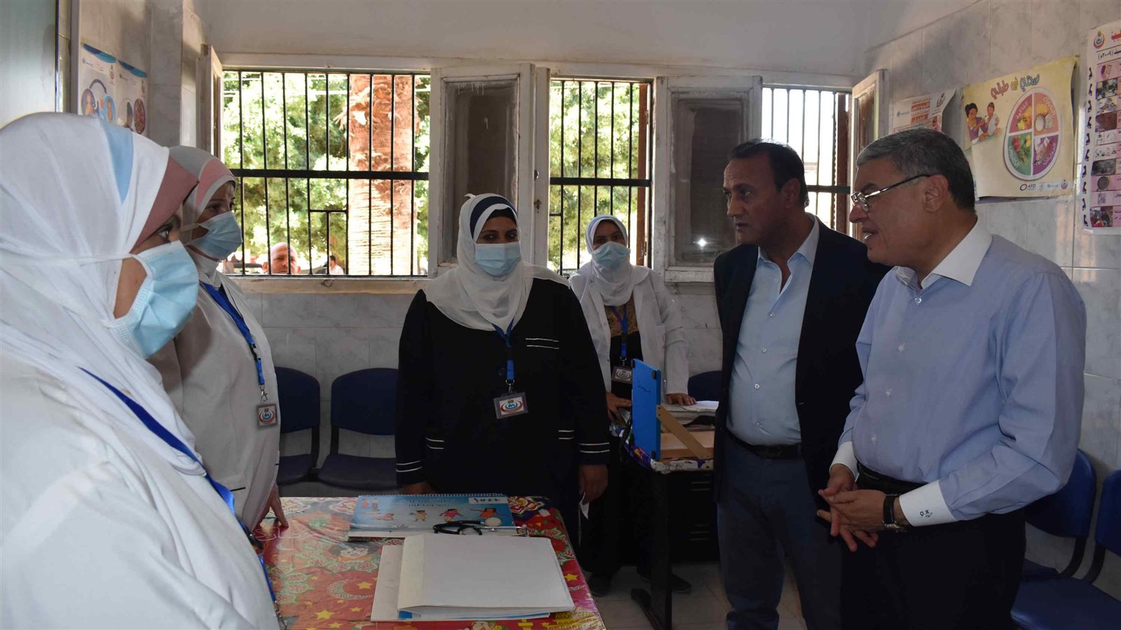 محافظ المنيا يتفقد الوحدة الصحية 