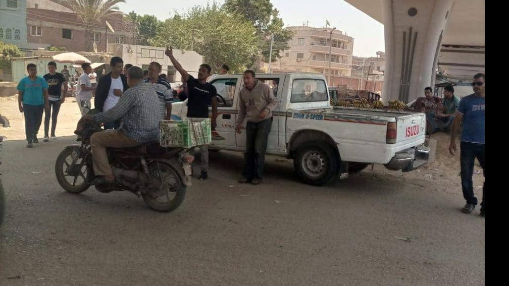 جانب من الحملة في كفر شكر