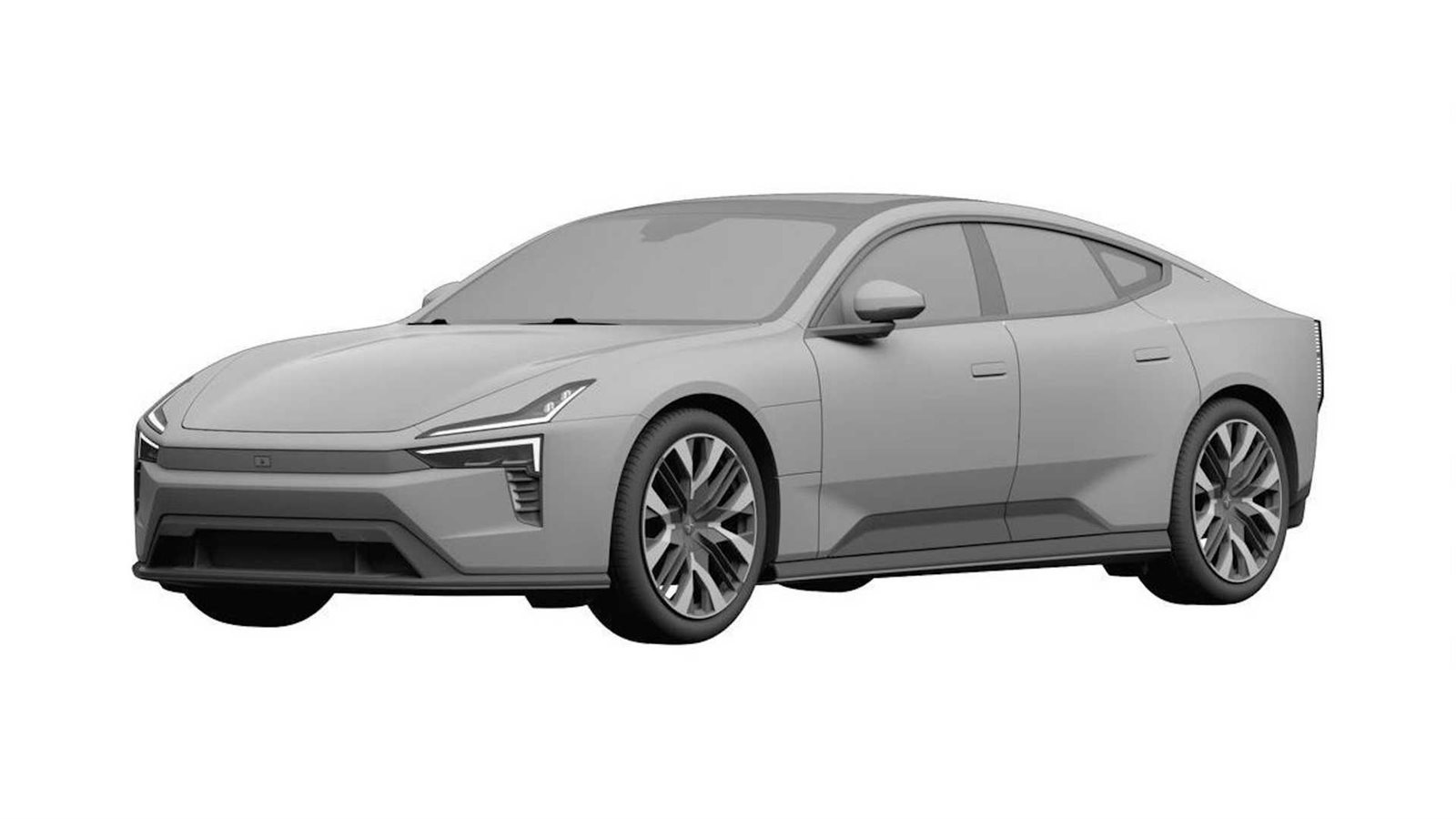 تسريب تصميم Polestar 5 في صور براءات الاختراع قبل وصوله في 2