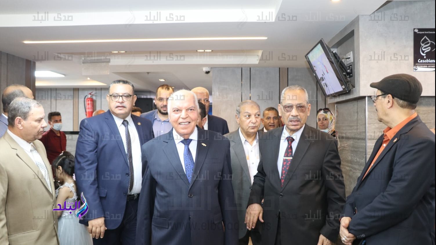 جانب من تفقد مستشفى المعلمين بالمنيا 