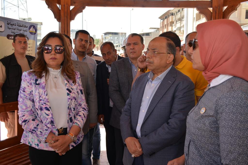 جولة وزير التنمية المحلية بدمياط