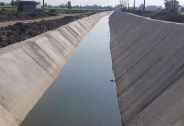 تبطين ترع ببني سويف 