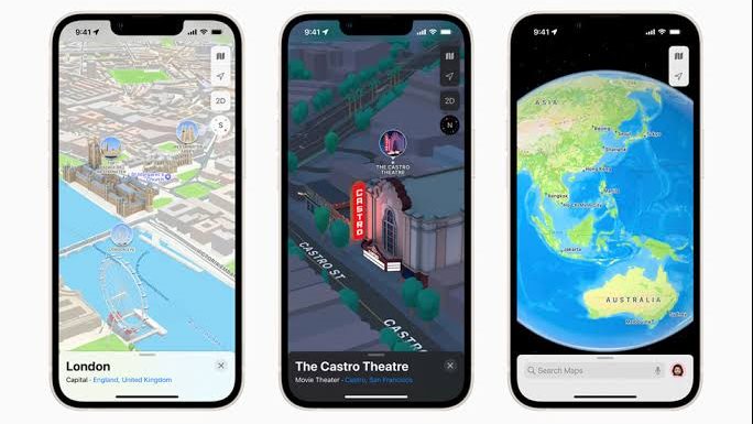 آبل تحدث تطبيق خرائطهاApple Maps بميزات مهمة  