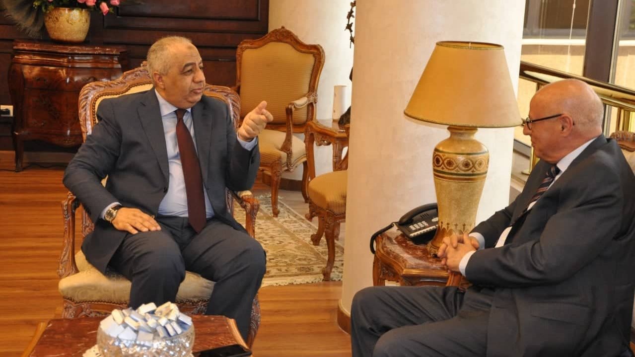 عبد الفتاح الجبالي والأمين العام المساعد للجامعة العربية 
