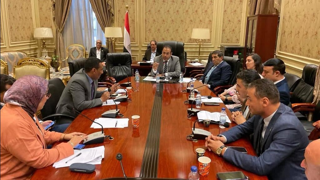 لجنة الشباب والرياضة خلال اجتماعها اليوم 