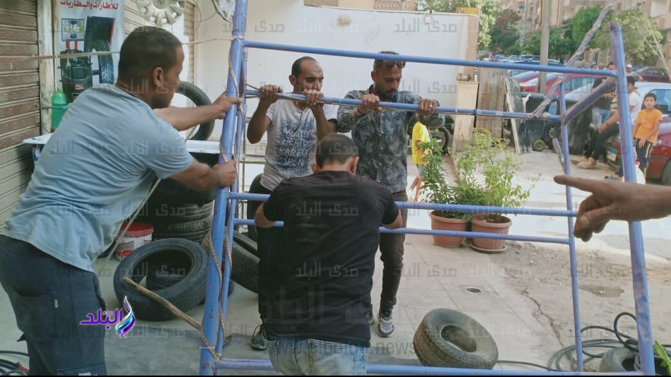 رفع ١٨٠٠ حالة تعدي وإشغال للمنشأت التجارية والمقاهي