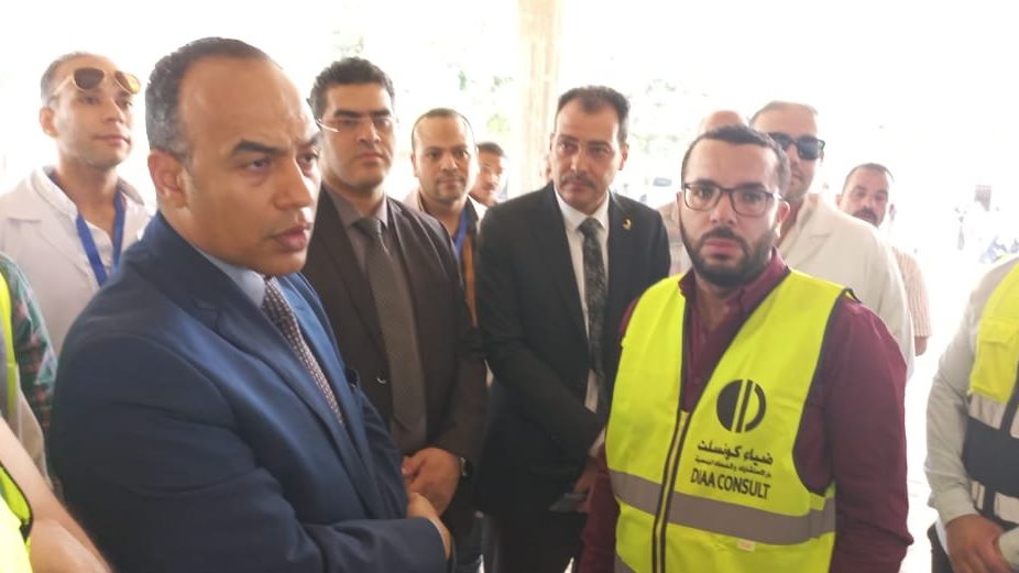 نائب محافظ المنيا يتفقد مستشفى بني مزار 